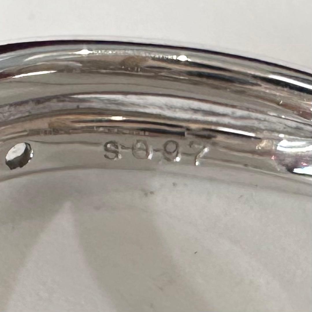 K18 バタフライ サファイア ダイヤモンド リング 0.97ct