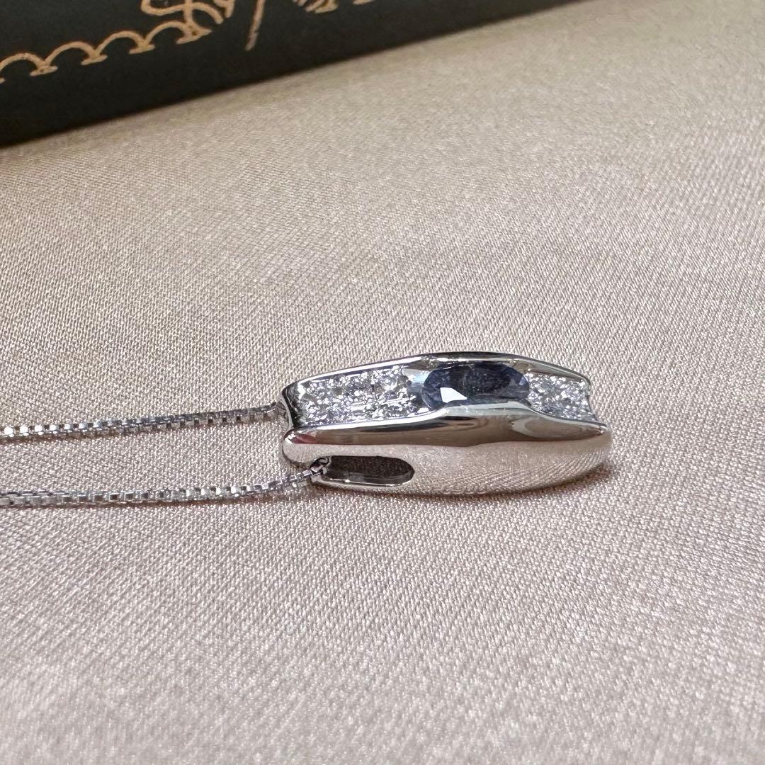PT900 アレキサンドライト ダイヤモンド ネックレス 0.23ct 希少石
