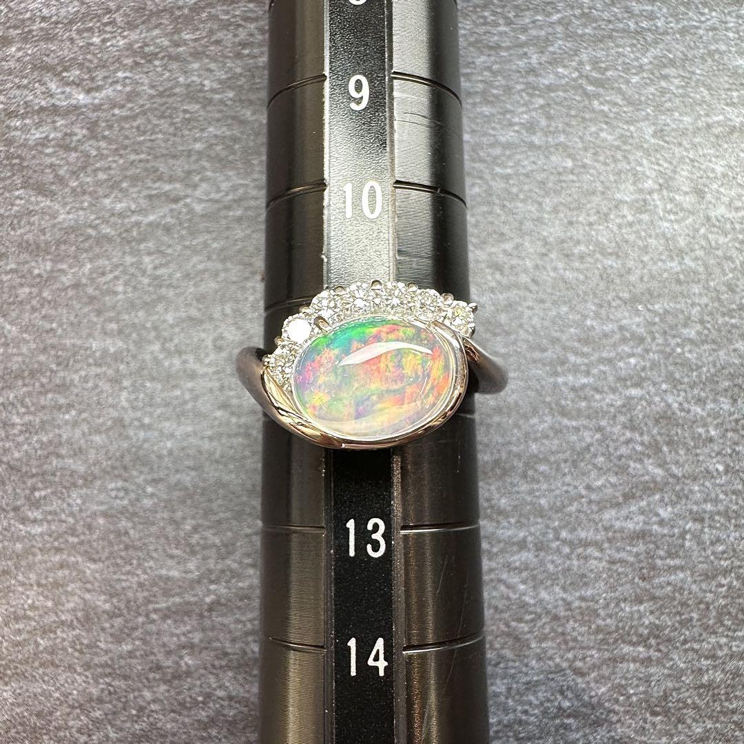 【美品】PT900 クリスタルオパール 2.52ct リング