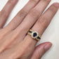 K18 サファイア 0.44ct ダイヤモンド リング