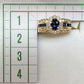 K18 サファイア 0.44ct ダイヤモンド リング