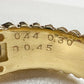 K18 サファイア 0.44ct ダイヤモンド リング