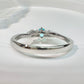 【美品】PT900 パライバトルマリン 0.229ct リング