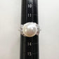 【美品】PT900 パール 10.7mm リング ダイヤモンド