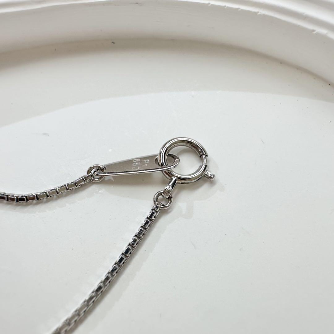 【美品】PT900 エメラルド 1.91ct ダイヤモンド ネックレス