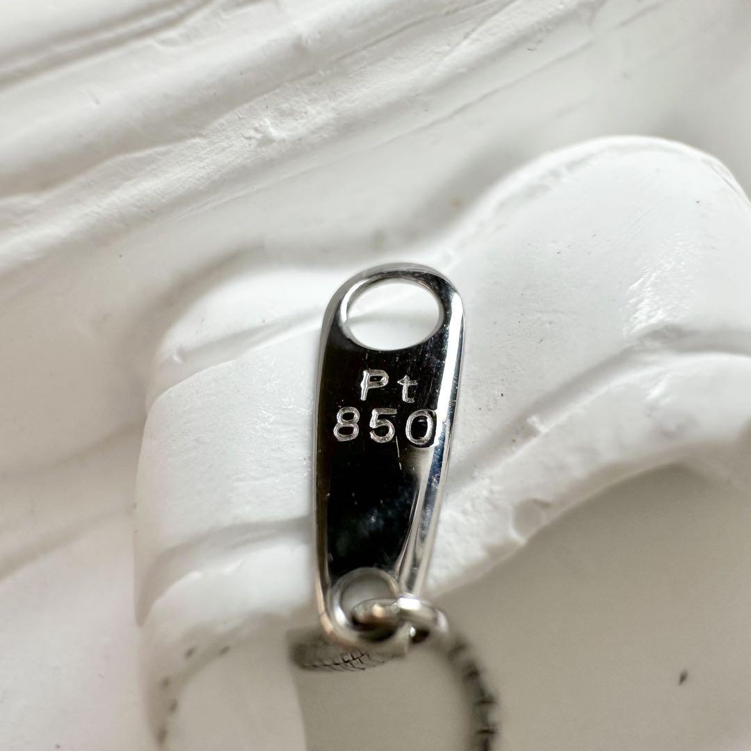 【美品】PT900 エメラルド 1.91ct ダイヤモンド ネックレス