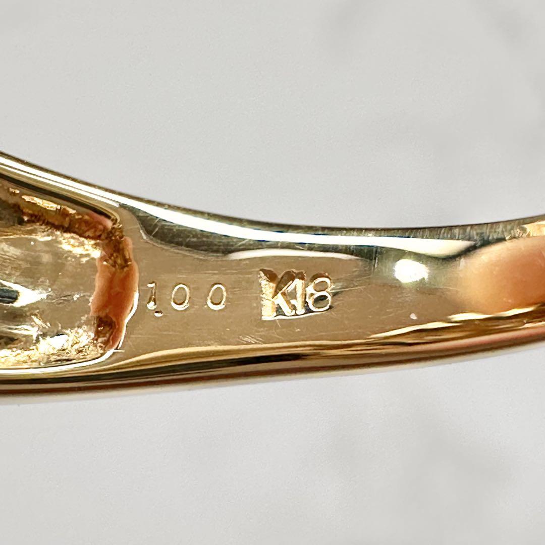 【K18】ダイヤモンド1ct リング　重ね付け