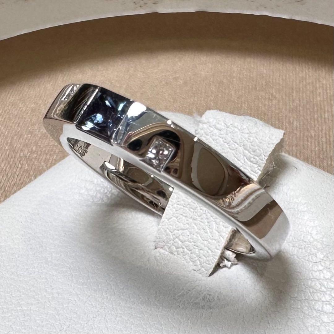 PT900 アレキサンドライト 0.25ct ダイヤ リング 希少石 鑑別書付き