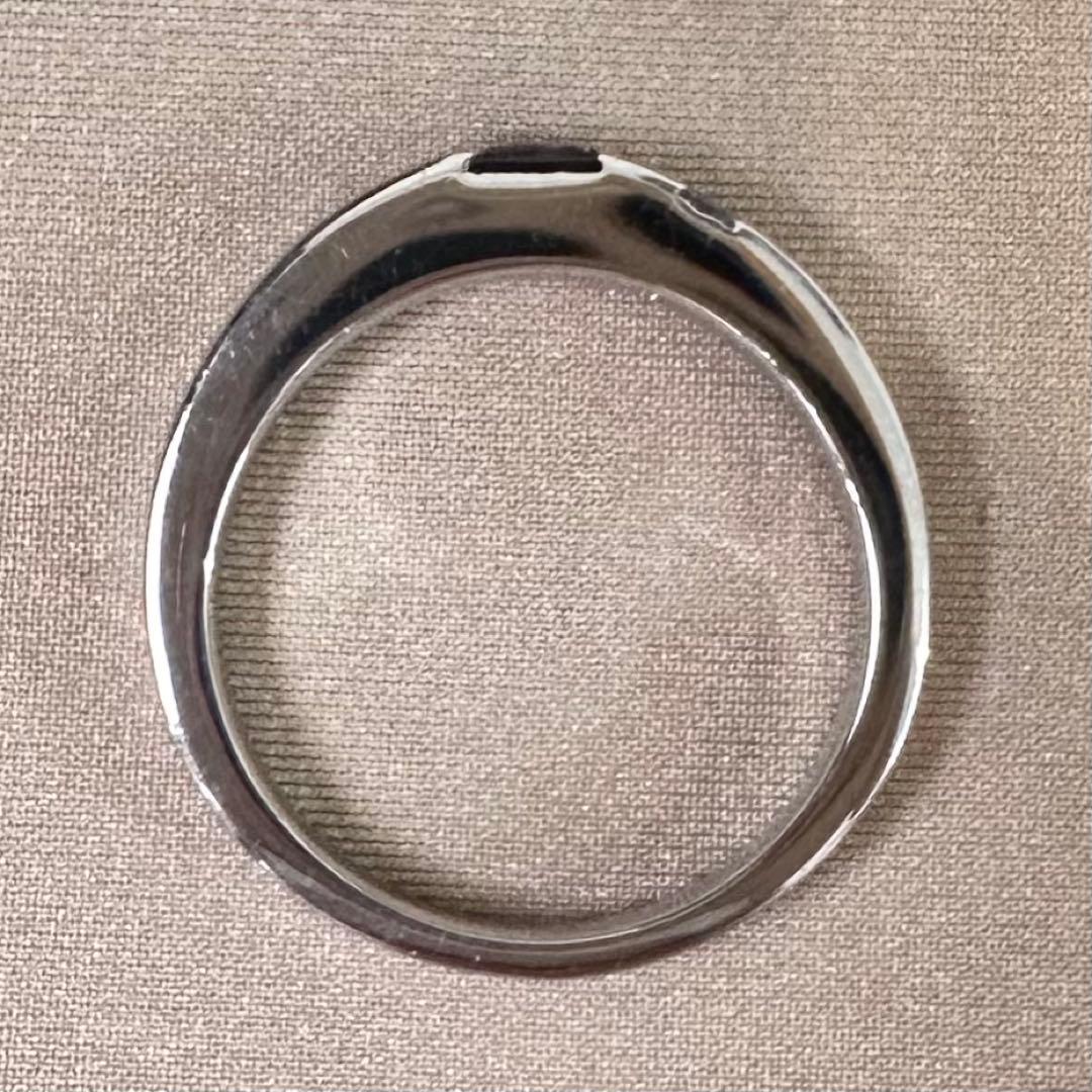 PT900 アレキサンドライト 0.25ct ダイヤ リング 希少石 鑑別書付き