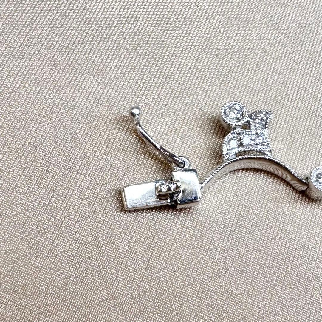 【K18】ダイヤモンド 0.87ct デザイン ブレスレット