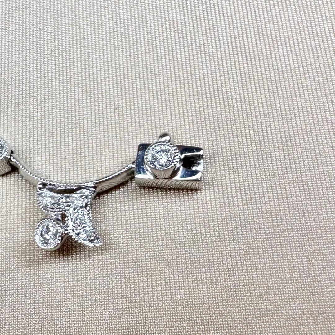 【K18】ダイヤモンド 0.87ct デザイン ブレスレット
