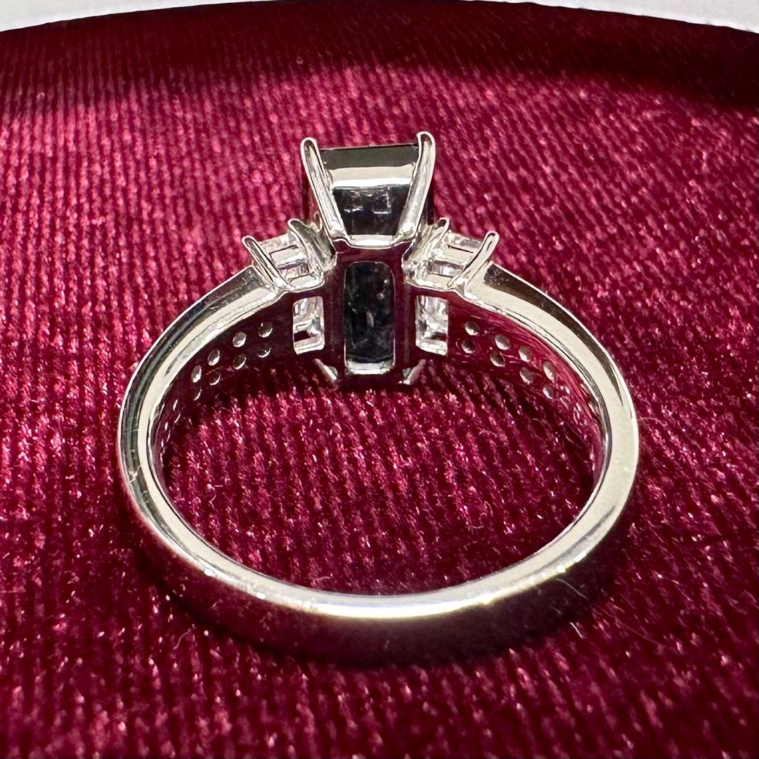 PT900 トルマリン ダイヤモンド リング 2.51ct ヴィンテージ
