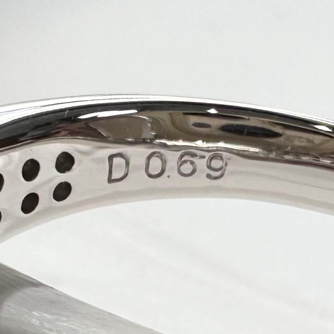 PT900 トルマリン ダイヤモンド リング 2.51ct ヴィンテージ