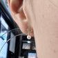 K18 アコヤ真珠3.8mm ダイヤモンド パールピアス レディースWISP
