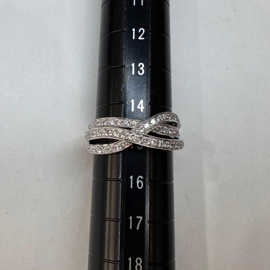 【K18WG】ダイヤモンド 0.51ct リング
