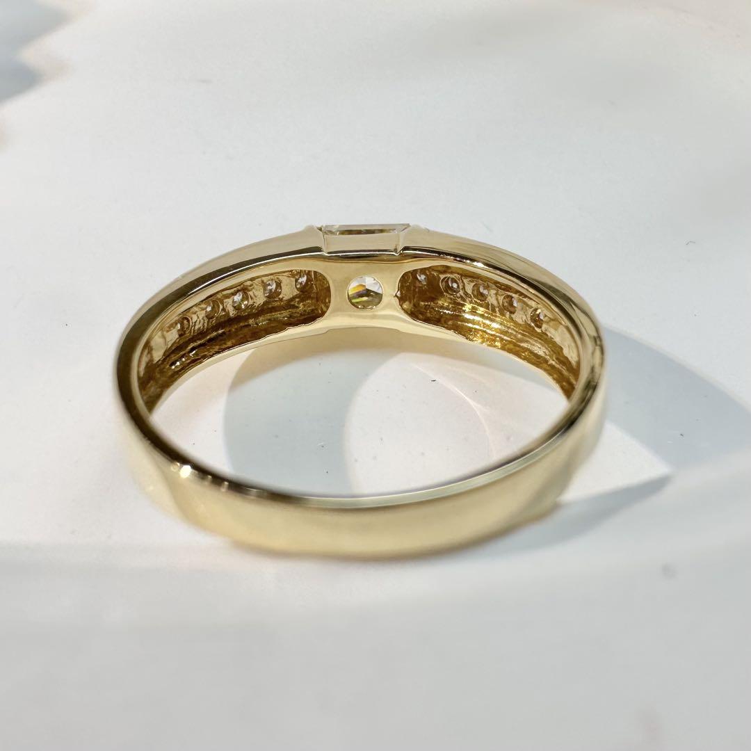 【K18】ダイヤモンド0.528ct リングゴールドジュエリー