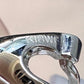 K18 大粒 大渓地真珠 8mm ダイヤモンド イヤリング ピアス