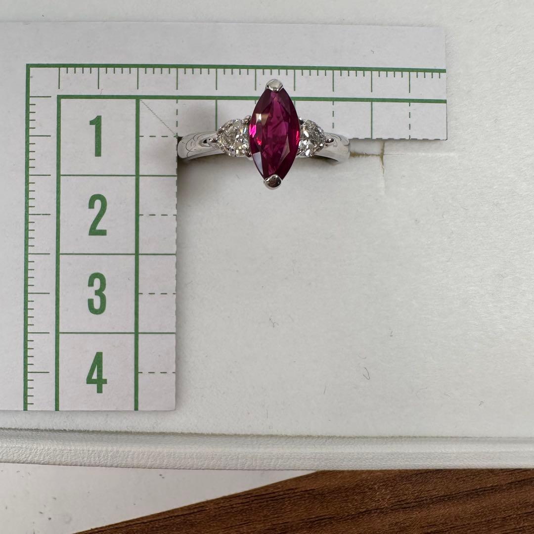 【美品】PT900 ルビー 1.51ct リング