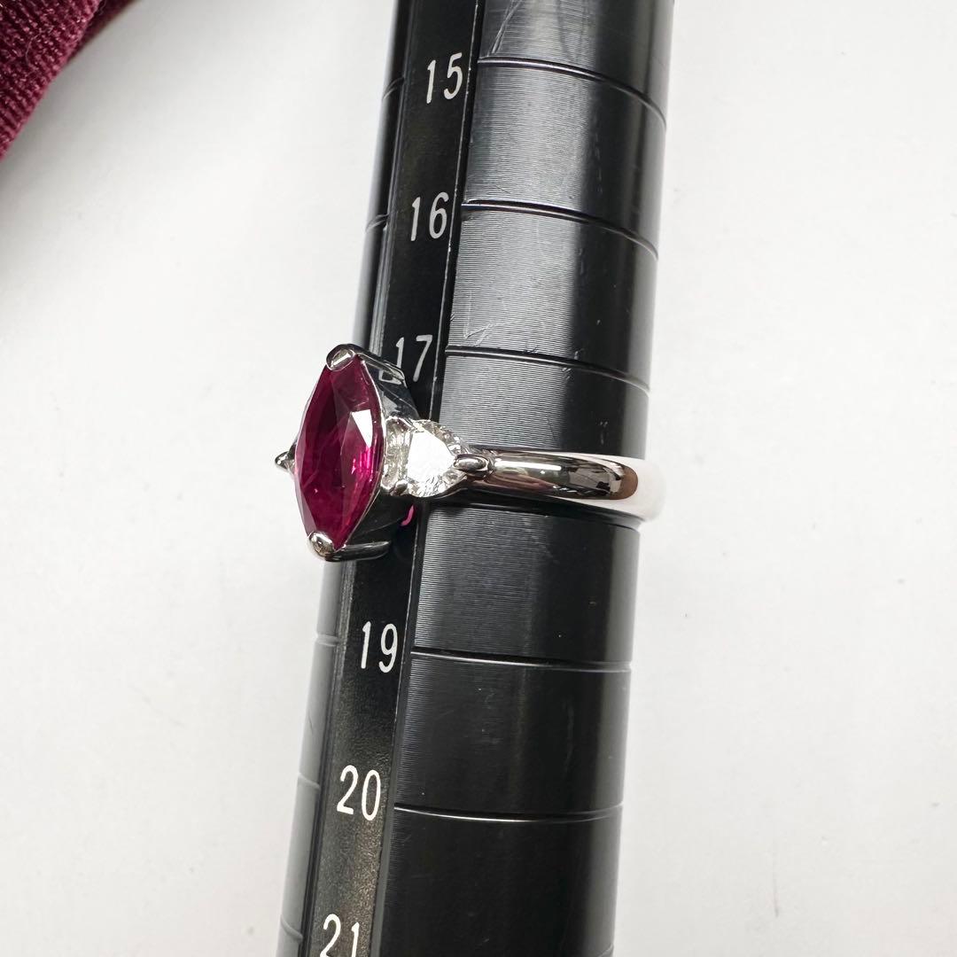 【美品】PT900 ルビー 1.51ct リング