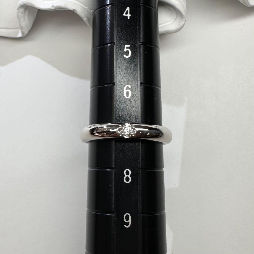 【御木本】 PT900 ダイヤモンド 0.03ct リング