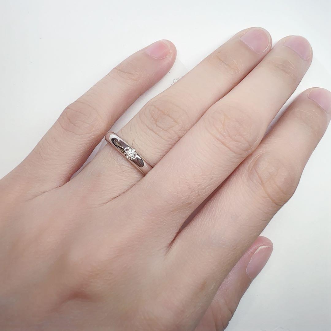 【御木本】 PT900 ダイヤモンド 0.03ct リング