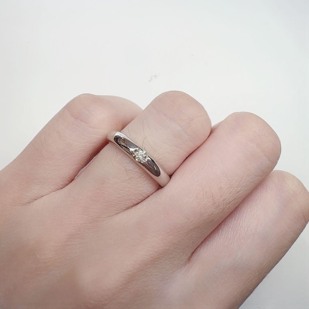 【御木本】 PT900 ダイヤモンド 0.03ct リング