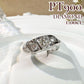 【美品】PT900 ダイヤモンド 1.00ct リング デザイン　スタイリッシュ