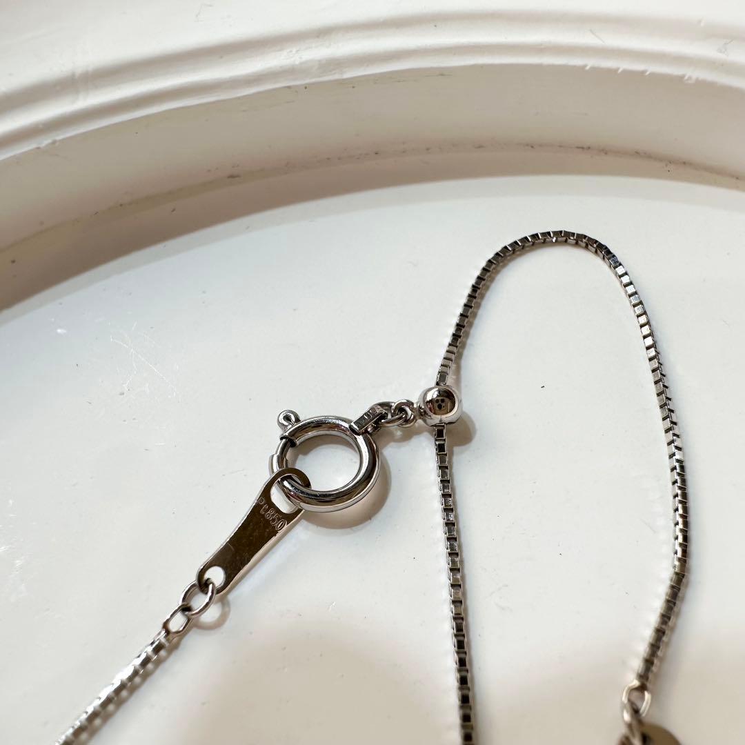 PT900 翡翠 3.83ct ダイヤモンドネックレス ヒスイ