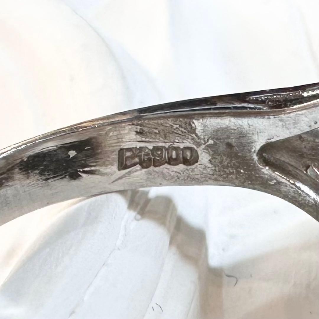 【美品】PT900 パール12.4mm リング