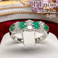【美品】PT900 エメラルド 0.50ct リング
