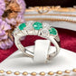 【美品】PT900 エメラルド 0.50ct リング