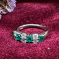 【美品】PT900 エメラルド 0.50ct リング