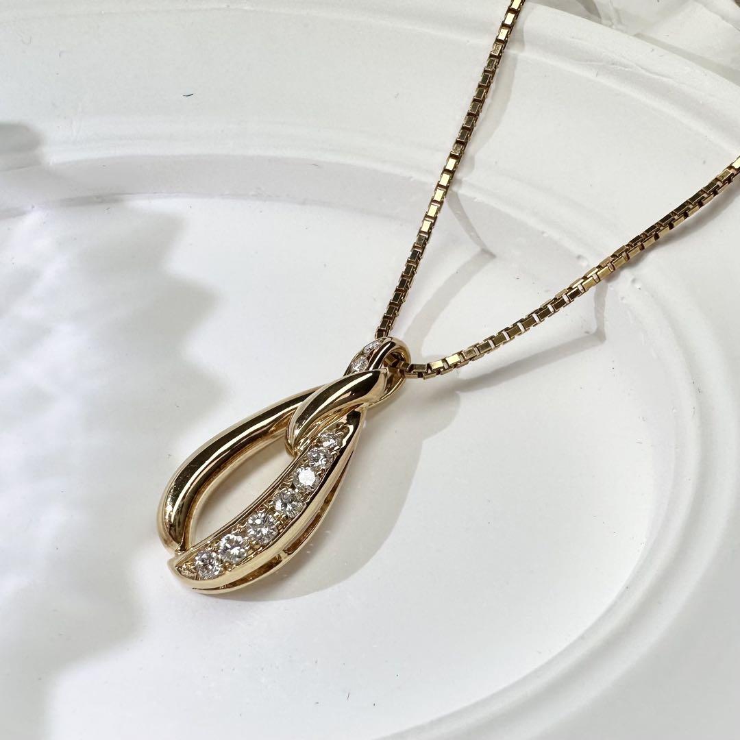 【美品】POLAダイヤモンド 0.27ct ネックレス デザイン