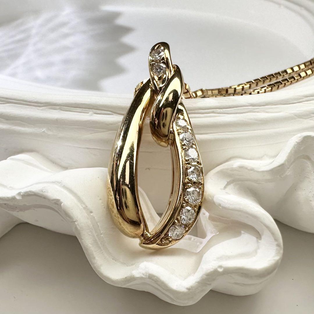 【美品】POLAダイヤモンド 0.27ct ネックレス デザイン