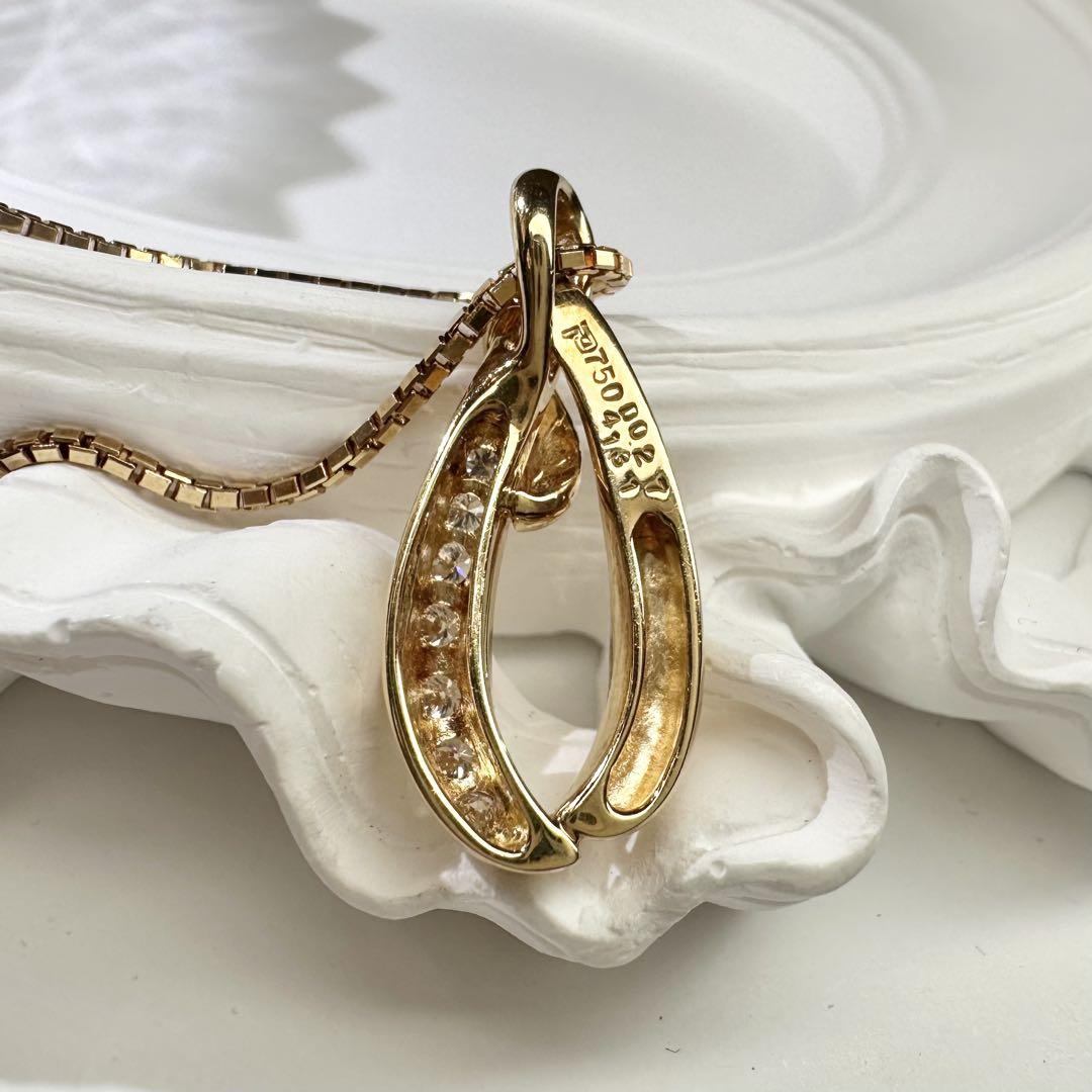 【美品】POLAダイヤモンド 0.27ct ネックレス デザイン