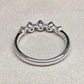 K18WG アレキサンドライト ダイヤモンド リング 0.18ct 希少石 変色