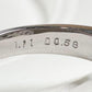PT900 ピンクサファイア1.11ct ダイヤモンド フラワー リング