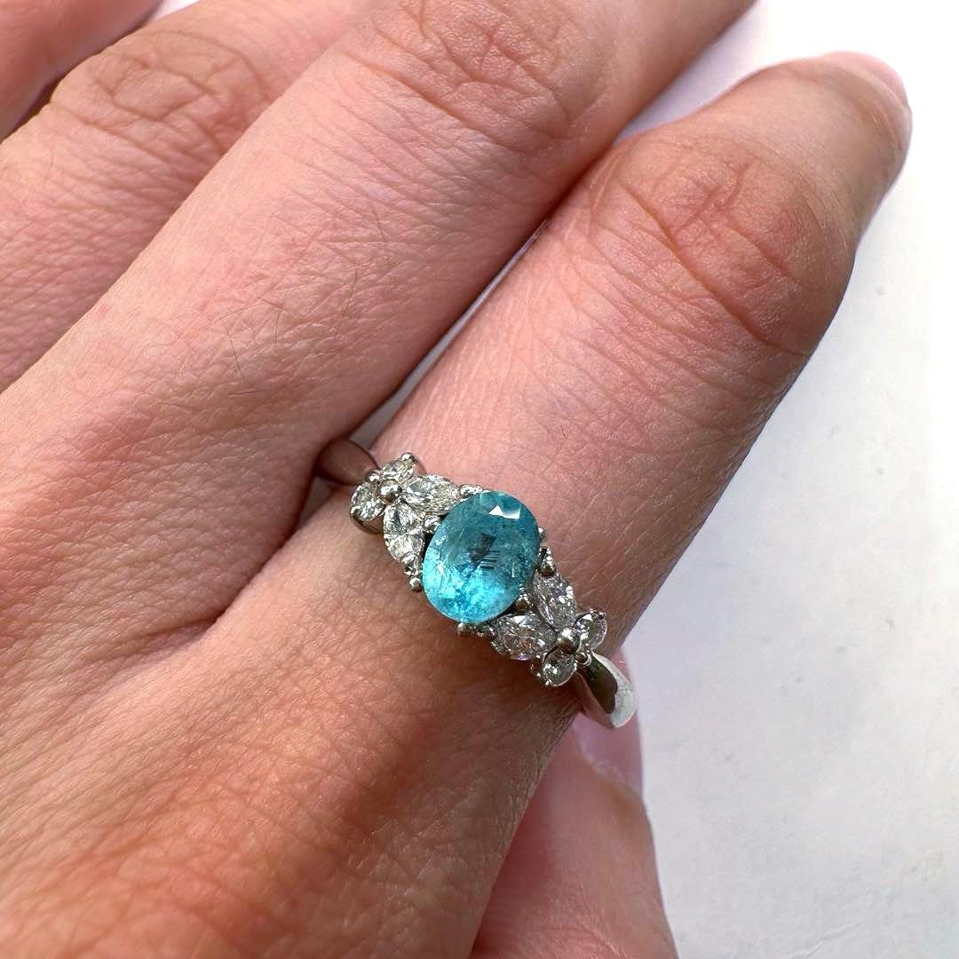 【非加熱】ブラジル産 パライバトルマリン0.40ct GIA鑑別書付き ルース