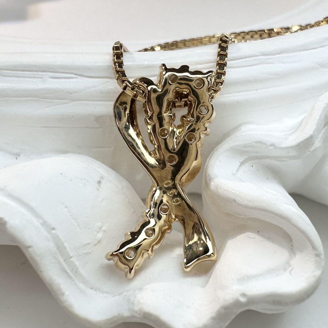 【K18】ダイヤモンド 0.50ct ネックレス