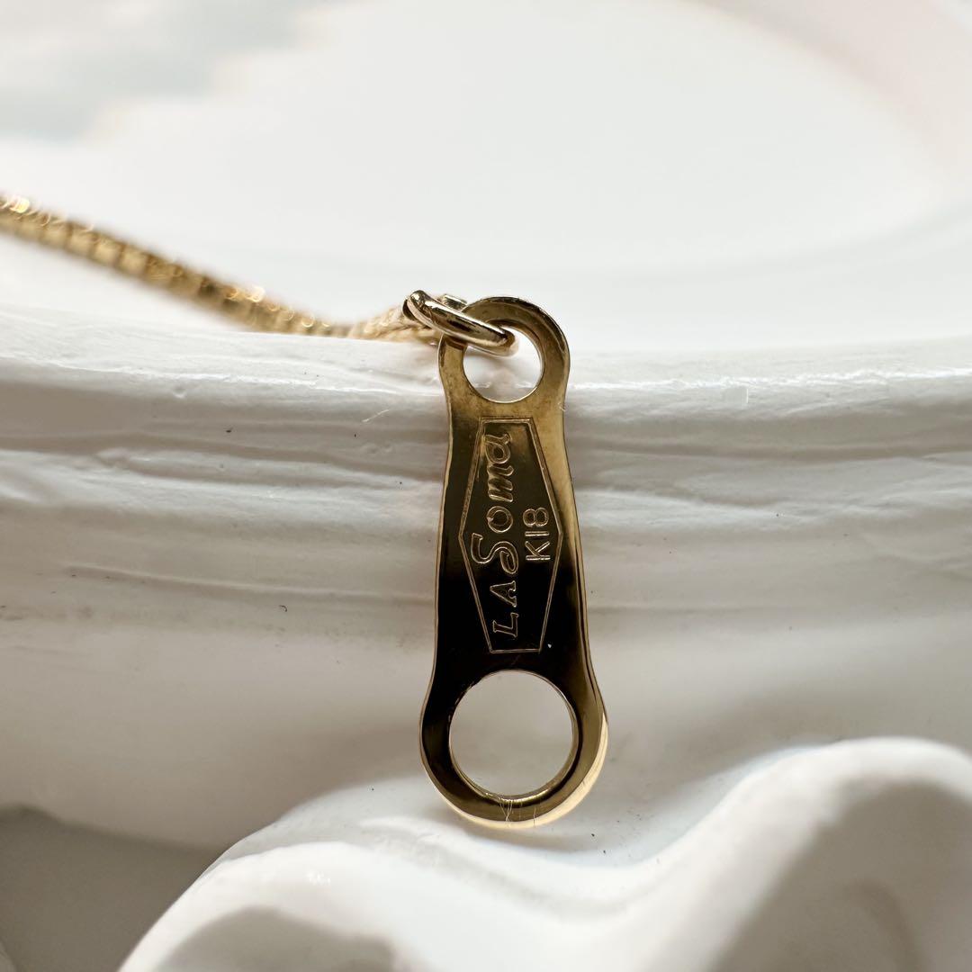 【K18】ダイヤモンド 0.50ct ネックレス