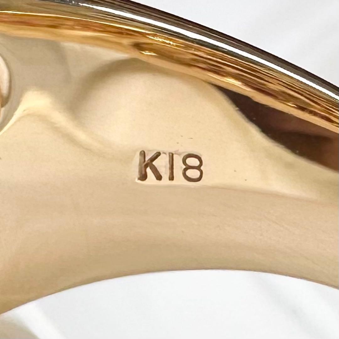 K18 ルビー1.76ct ダイヤモンド パヴェリング
