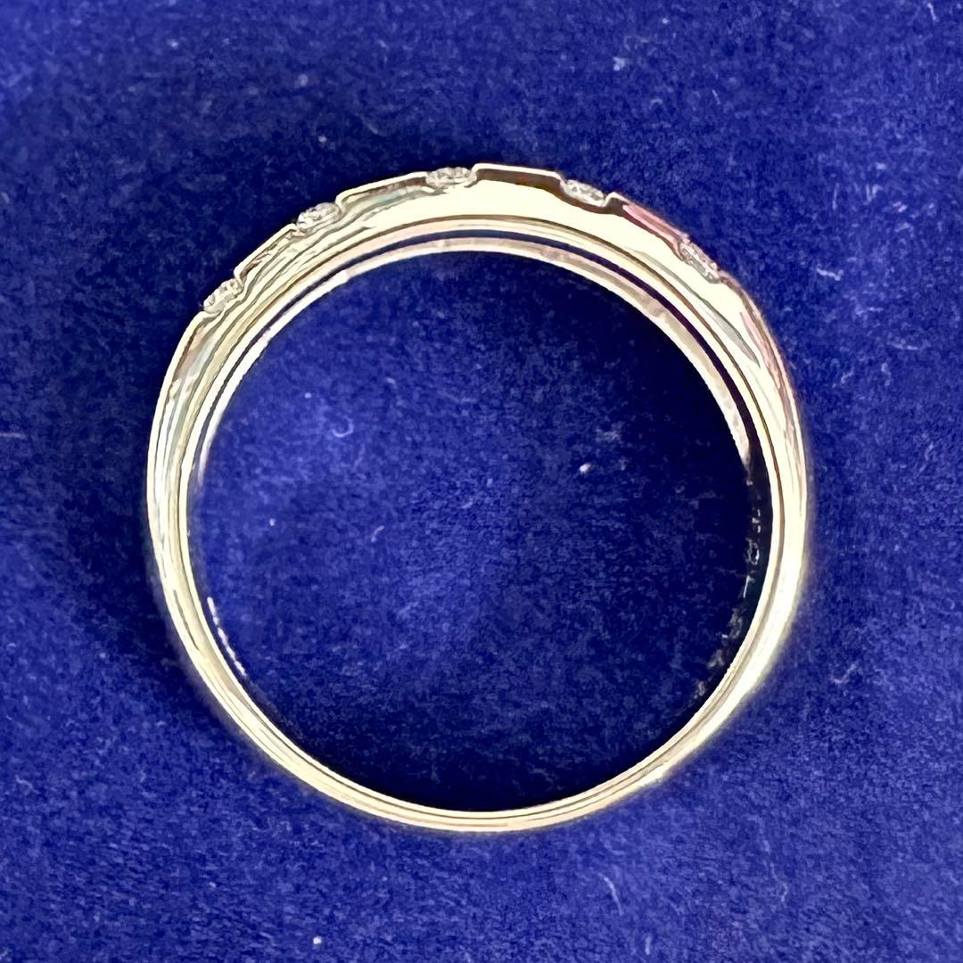 PT900 パライバトルマリン0.11ct ダイヤモンドリング 希少石