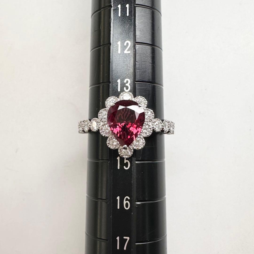 【美品】PT900 スピネル 1.60ct リング ダイヤ
