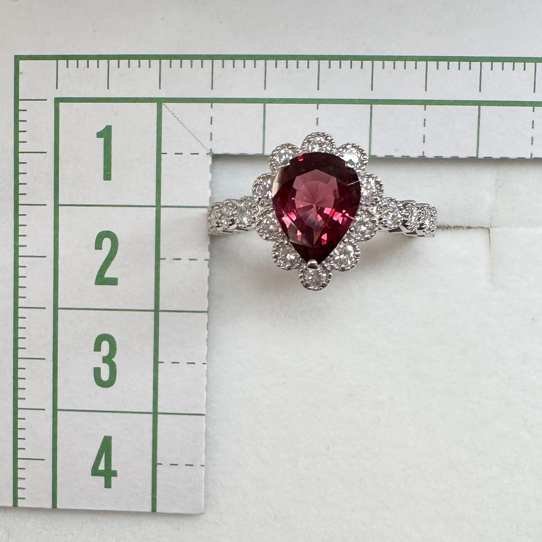 【美品】PT900 スピネル 1.60ct リング ダイヤ