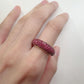 【K18】ルビー 2.50ctリング ドーナツデザイン