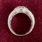 K18 ルビー2.00ct ダイヤモンド パヴェリング