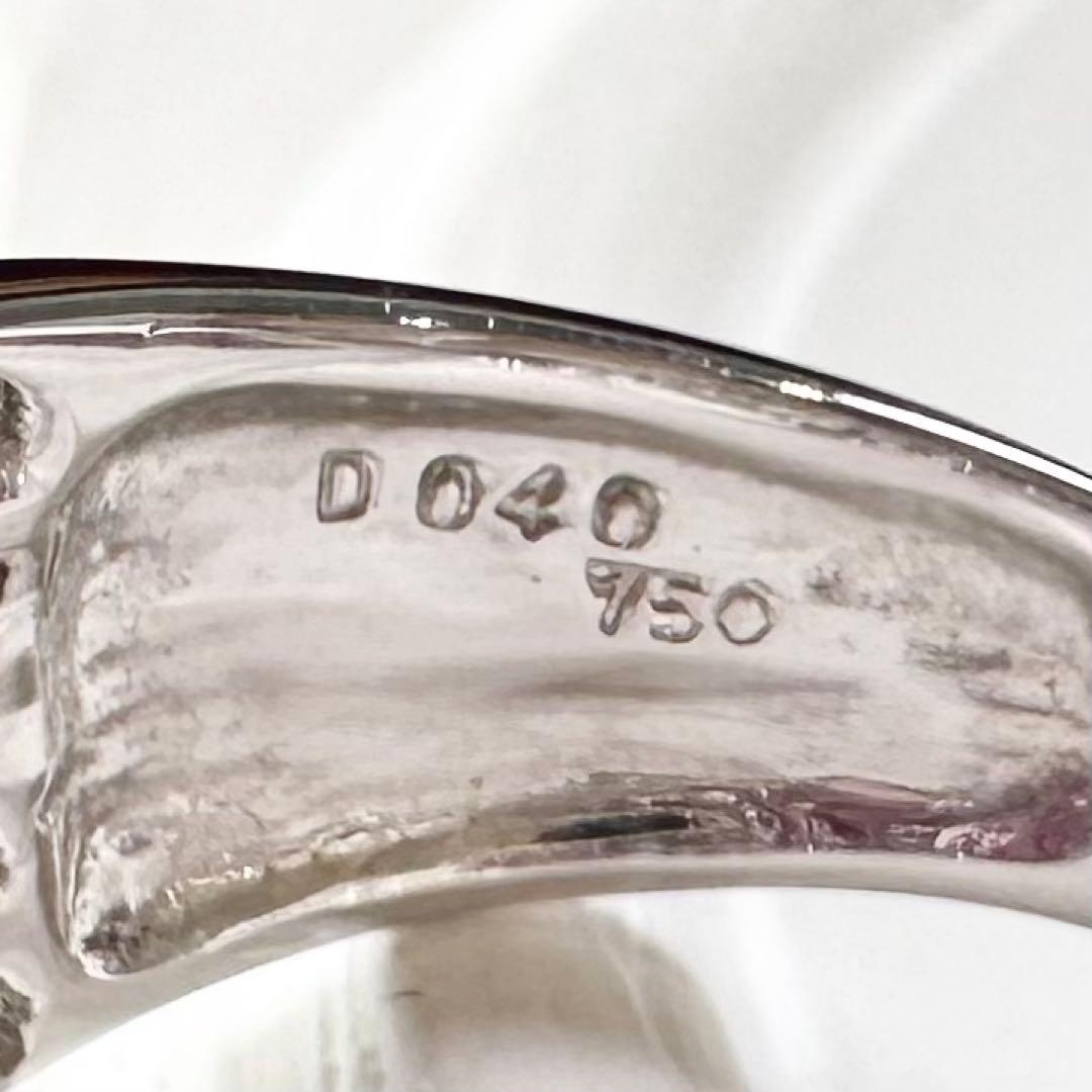 K18 ルビー2.00ct ダイヤモンド パヴェリング