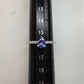 【美品】PT900 タンザナイト 0.5ct ダイヤモンド リング