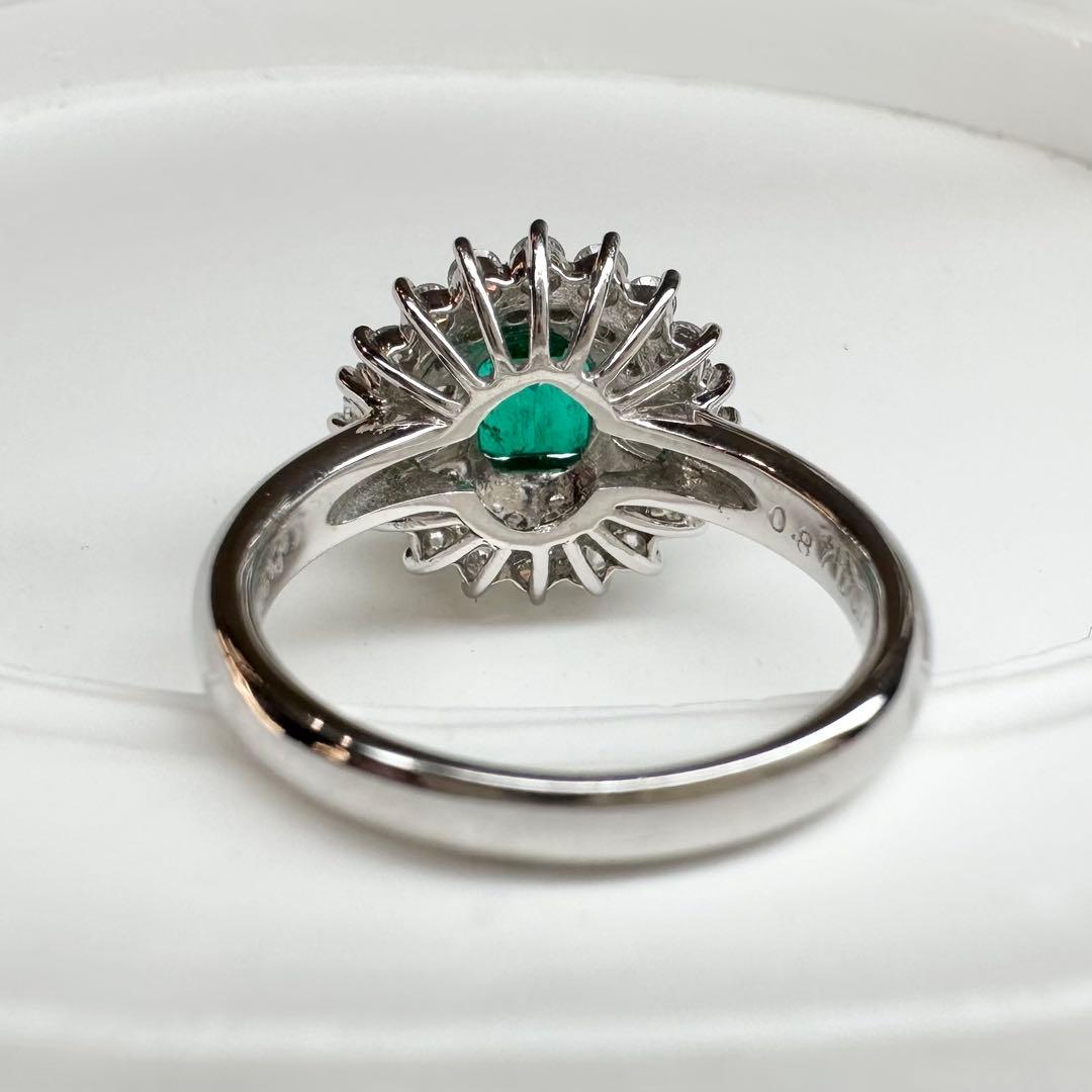 美品】PT900エメラルド0.87ct リング コロンビア産 MUZO保証 – ABABIL.gems