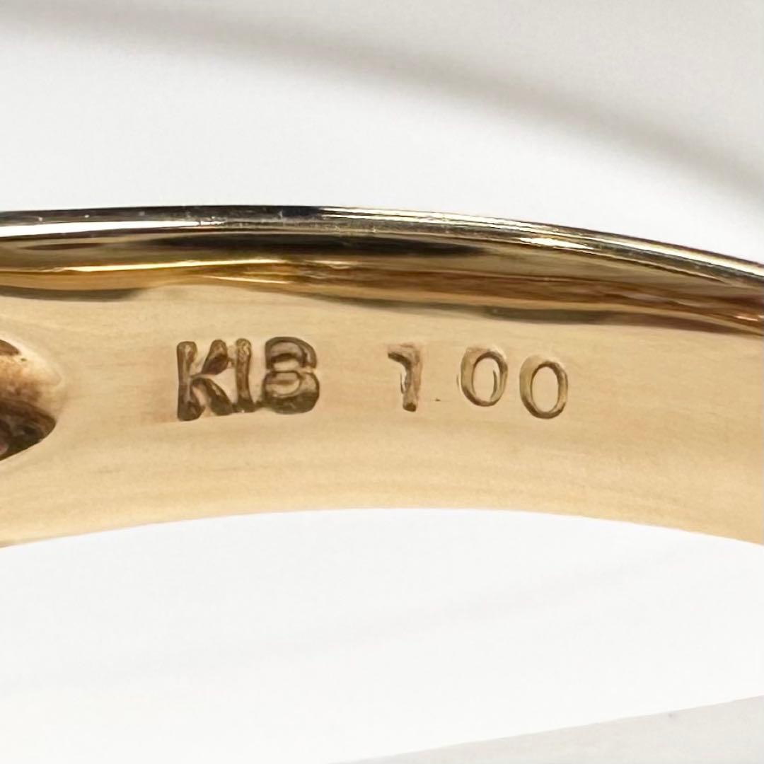 K18 ダイヤモンド パヴェリング 1.00ct エタニティリング